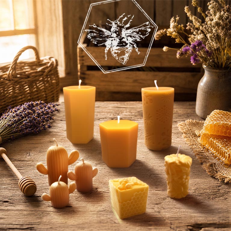 Local Bees Wax Candle from The B Nest Studios — view 1