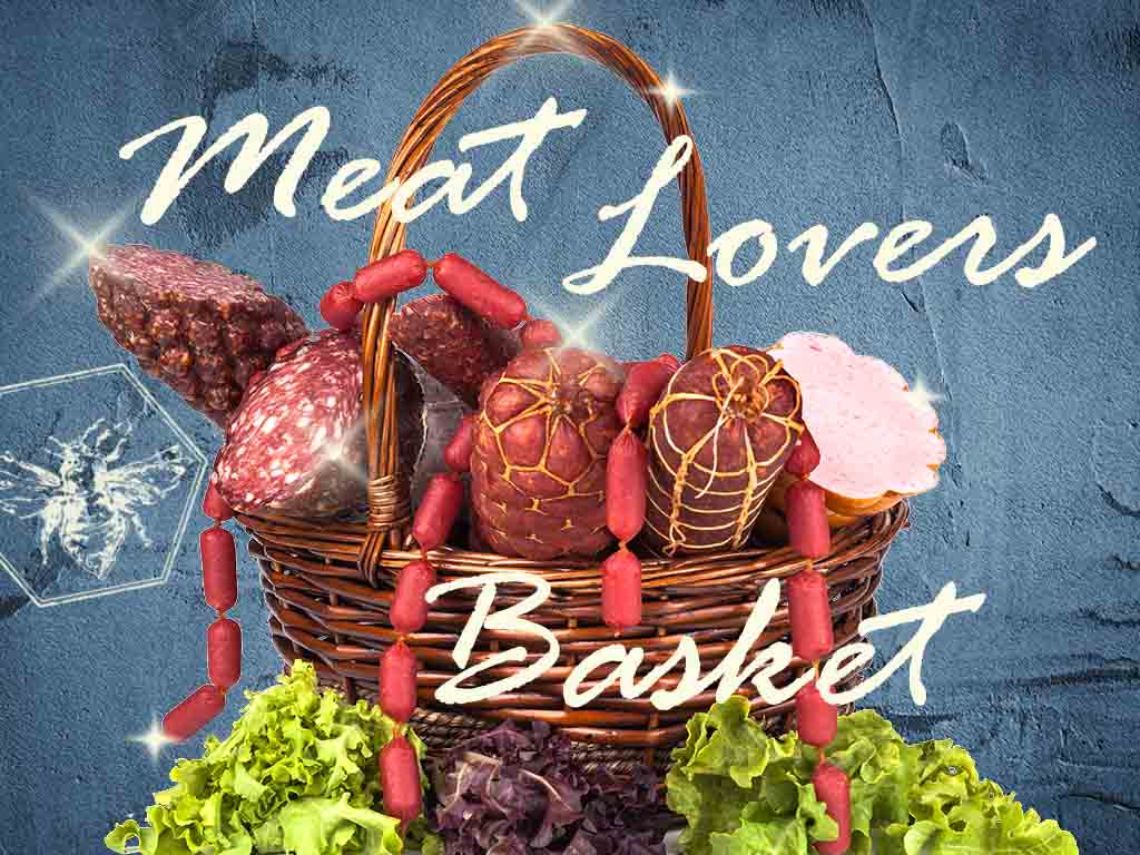 Meat Lovers Gift Basket from The B Nest Studios