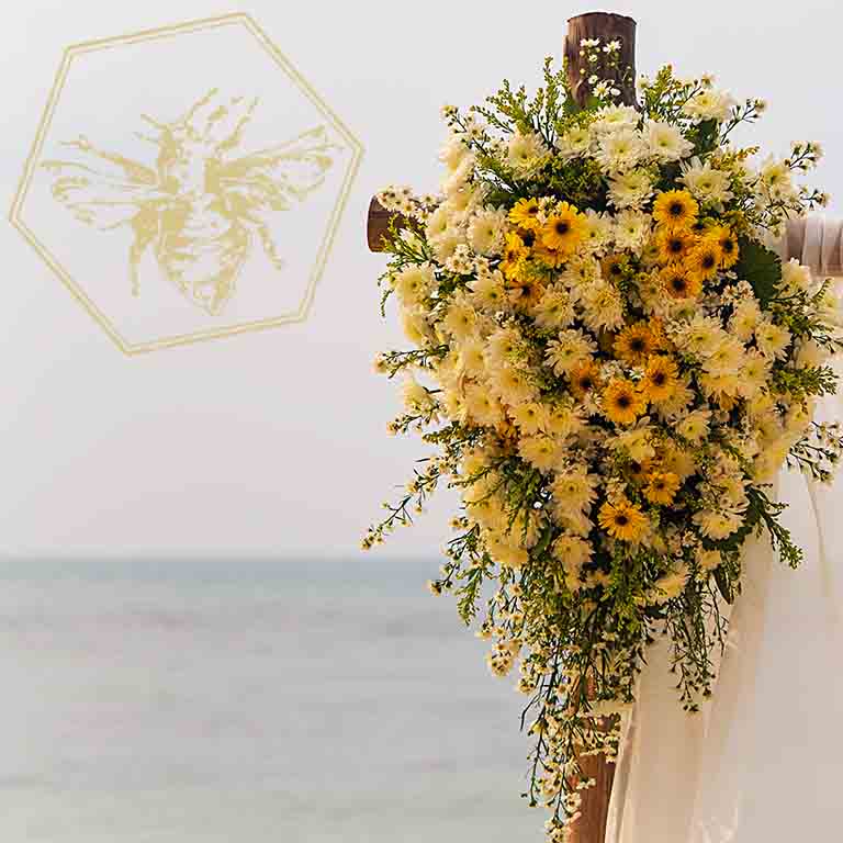 Memorial standing spray that is hand-crafted with absolute care and dignity by our design team, using premium, high-quality blooms to create a stunning, reverent focal piece that honors a unique life and legacy.