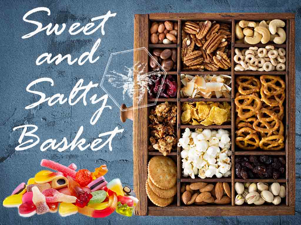 Sweet and Salty Gift Basket from The B Nest Studios